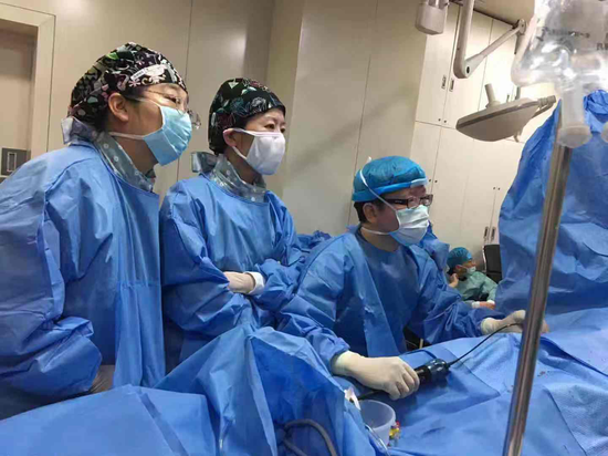 哈医大四院心内科电生理一病房完成零射线房颤导管消融术