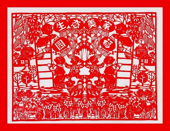 哈尔滨方正县剪纸作品在全国获奖