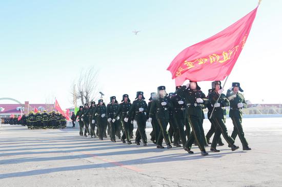 黑河市2017反恐防暴实战演练