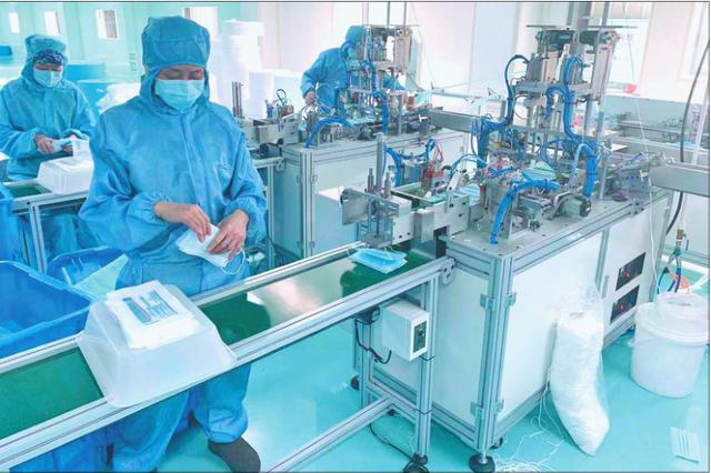 齐齐哈尔恒鑫医疗器械有限公司 日产4万一次性医用口罩
