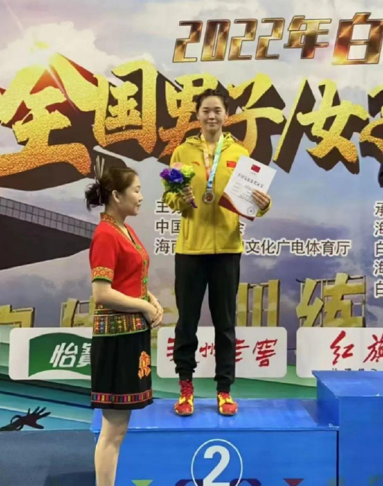 2022年全国女子拳击冠军赛黑龙江队获得两银一铜