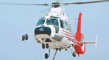 AC312E直升机完成遥感设备验证试飞