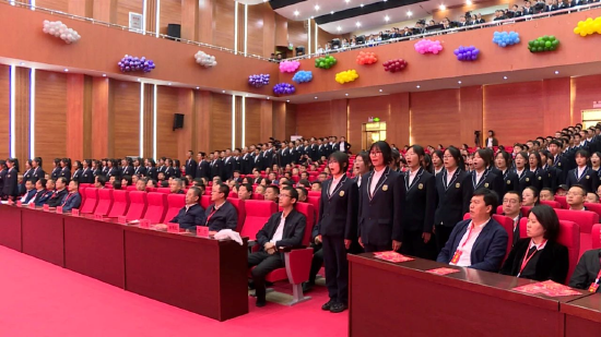 展四秩芳华聚英才归乡嫩江市高级中学举办建校40周年庆典大会
