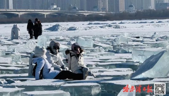 冻梨万万没想到，自己在哈尔滨居然也有雕像了……就在“钻石海”