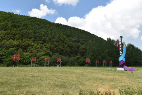七彩花田地标七彩花田美景促进产业融合,助力乡村振兴穆棱市以旅发