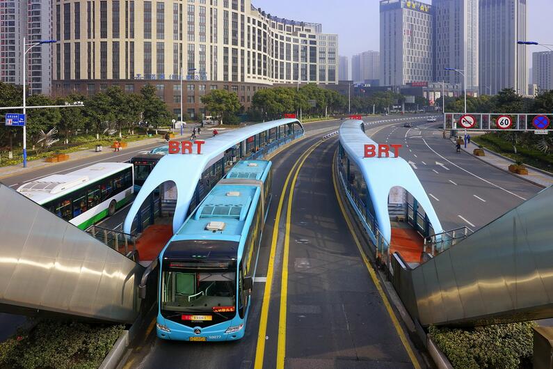 长沙brt开工 预计2018年全线建成通车