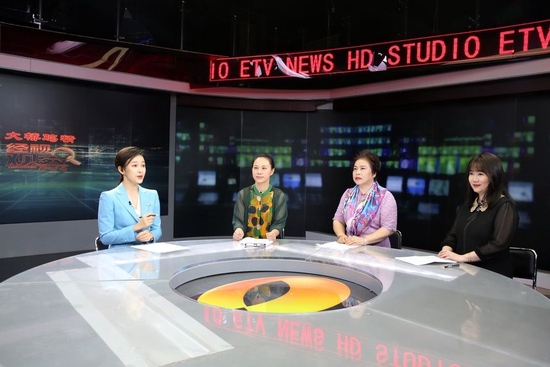 “非遗焕新”节目录制现场