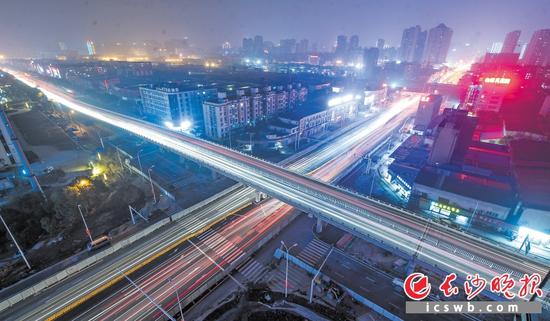 长沙杨家山立交经3个月改造升级 即将全面通车