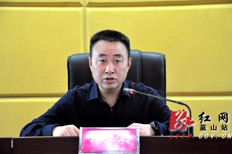 湖南省永州市委常委,市纪委书记杨永对蓝山县整改工作提出要求