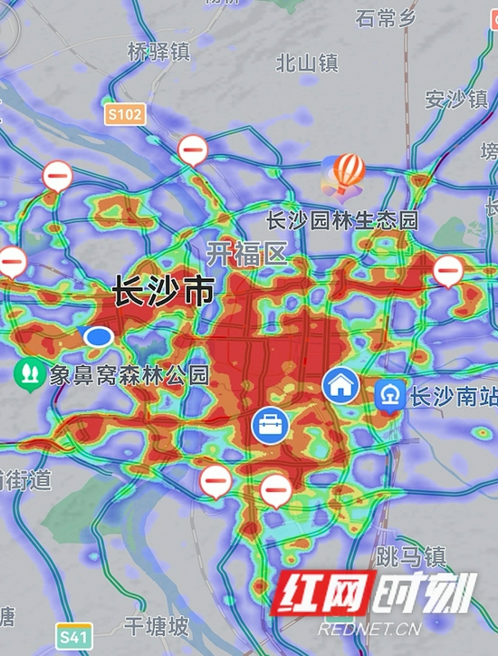 热力图丨国庆长假 长沙哪里最hot