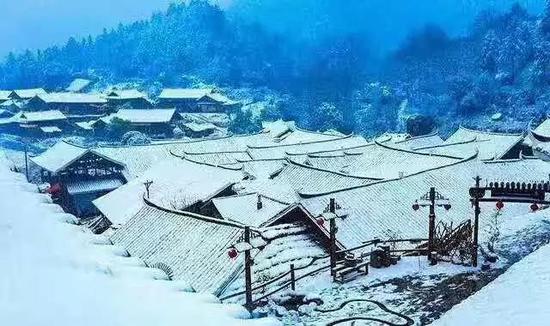 湖南娄底雪景图片
