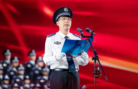 株洲市副市长,市公安局局长唐文发致辞