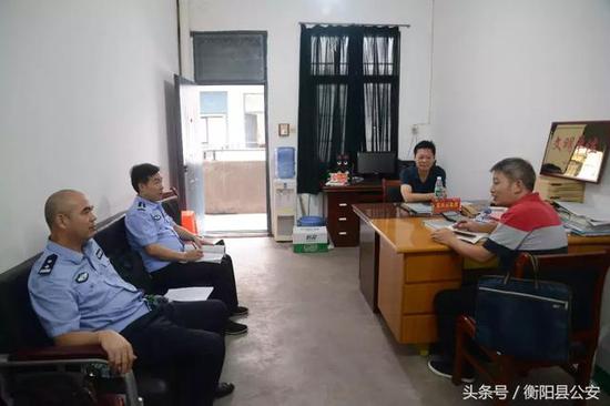 衡阳县公安局督导秋季开学期间校园安全