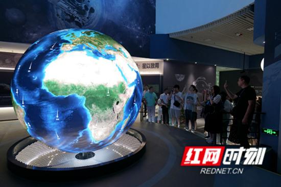 ▲位于株洲北斗产业园的椭圆时空航天科技有限公司自主研制星池一号B星。