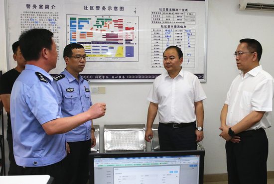 县域警务改革衡阳衡阳市长朱健在石鼓区调研县域警务工作