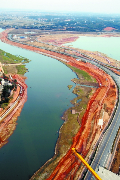 捞刀河南岸风光带6月开放