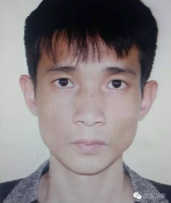 图为嫌疑人照片