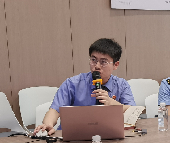 开福区人民检察院贺朗以“商标注册那些事”为主题,从注册商标的构成要素,商标恶意注册及恶意诉讼,商标权恶意诉讼的知识产权检察履职三个方面进行了分享。