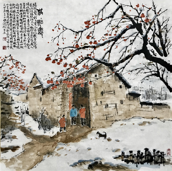 《事事如意》68×68cm
