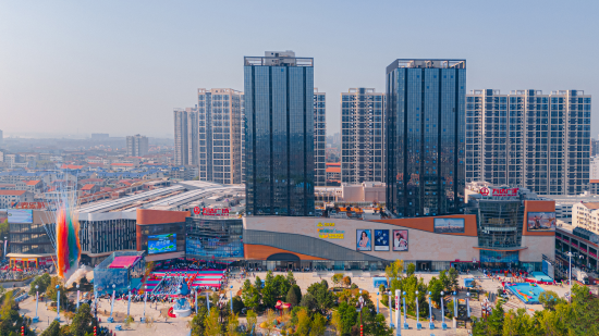 (常德澧县万达广场外立面实景.