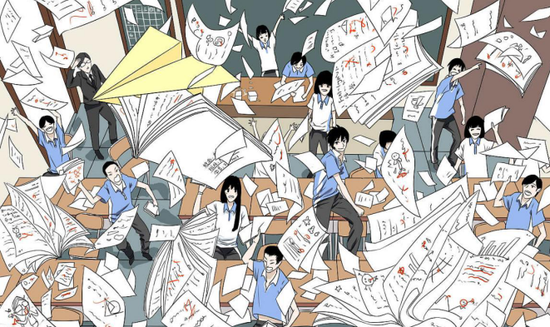 还有三年来依依相伴的伙伴合上笔盖,走出考场的那一刻激战了3天的高考