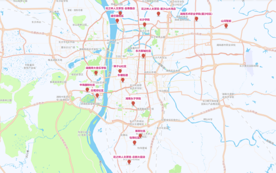 湖南女子学院地图图片