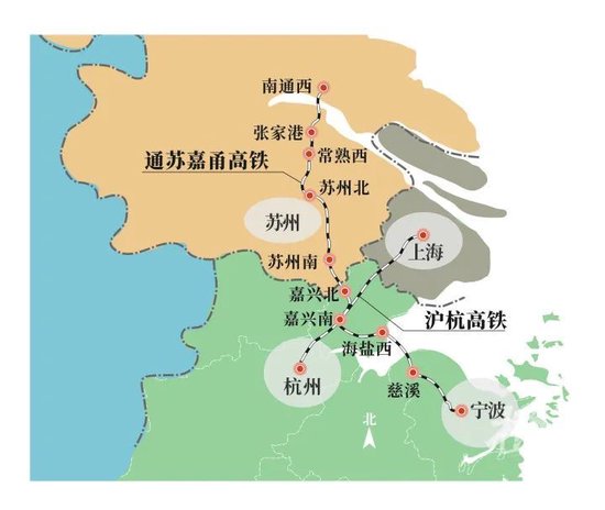 正式批复通苏嘉甬铁路苏州段高铁有重大进展