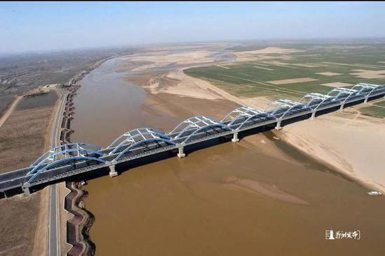 郑州黄河二桥图片