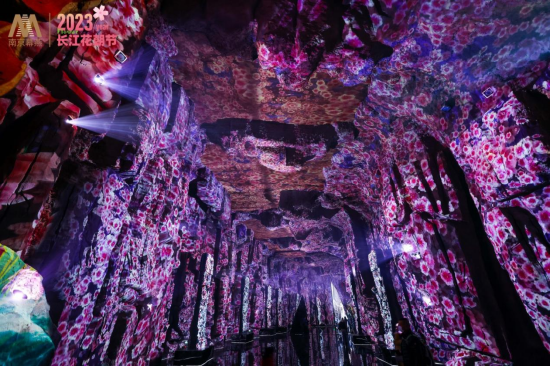 春日赏花追光新地标一苇渡石窟光影艺术馆开馆试运营