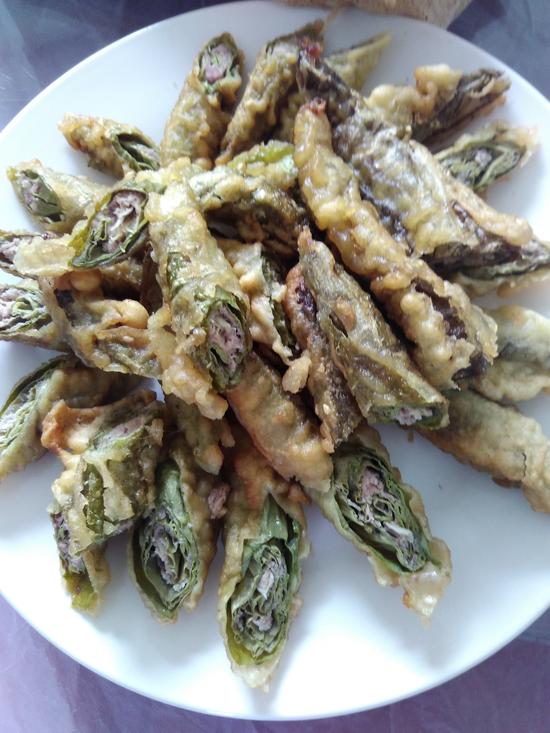 微山湖油炸荷叶卷