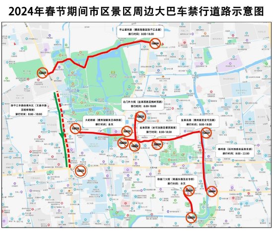 春节假期 扬州发布临时交通管制！