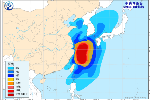 江苏气象台09月05日15时07分继续发布海区大风橙色预警信号