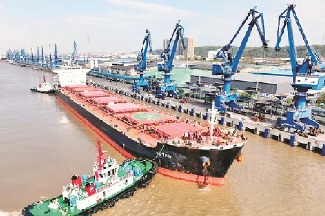 一季度全省港口累计完成外贸货物吞吐量同比增长10.8%