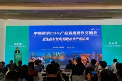 中新南京ESG产业发展合作交流会暨生态科技岛绿色未来产业论坛隆重举办