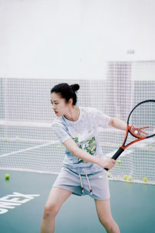 网球场上的“赵嘎嘎”