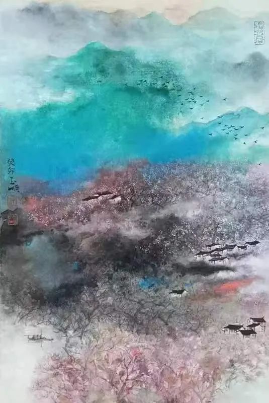 山水 60cm x 40cm 2.5平尺