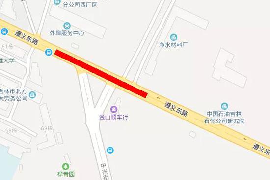 吉林市江湾大桥南桥头引桥,匝道下月封闭