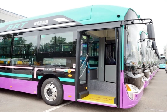 先睹为快延吉brt公交车亮相