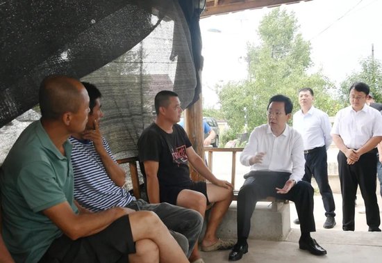 吉林市委书记胡斌带队到永吉县和丰满区实地检查防汛工作