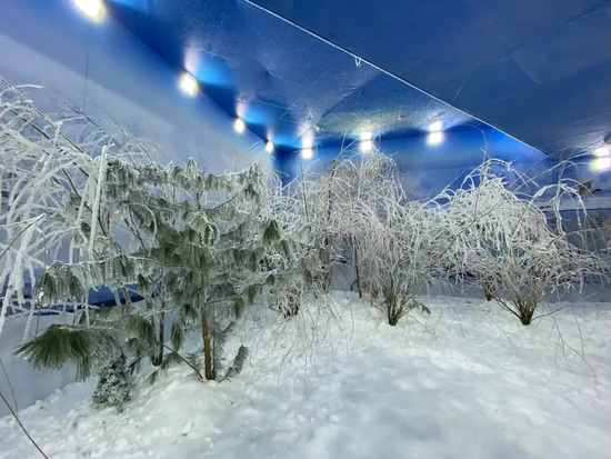 吉林市夏赏雾凇景观对游客开放