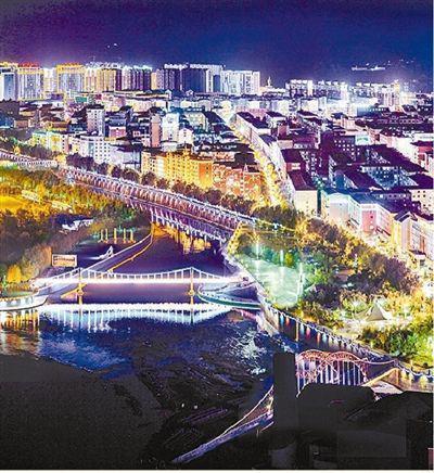 临江市全景图图片