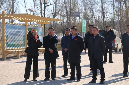 长春莲花山度假区领导到四家乡调研人居环境整治暨精品示范屯建设工作