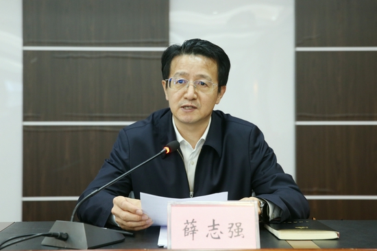 薛志强主持 金洪石 摄