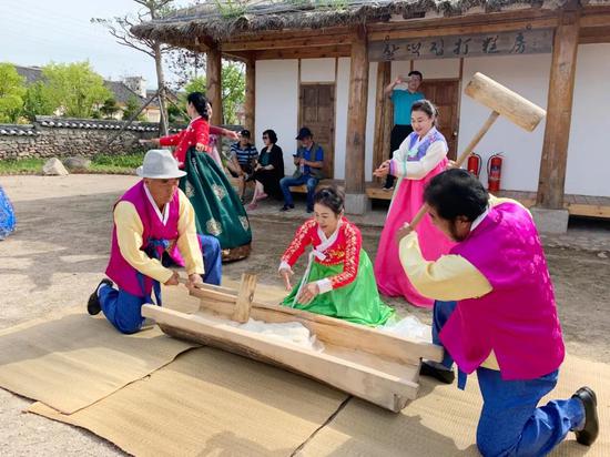 v游延边文明延吉民俗味浓精细创城步履铿锵