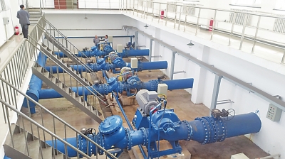 图为运行中的东丰县吉祥园泵站. 本报记者张妍摄