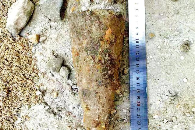 延边一处工地发现两枚炮弹 其中一枚具有爆炸性