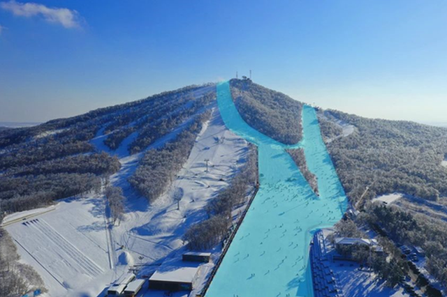 庙香山滑雪度假区8号至9号段高级雪道开放!