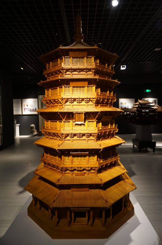 山西佛宫寺释迦塔模型