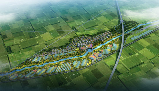长春同心农业科技园鸟瞰图