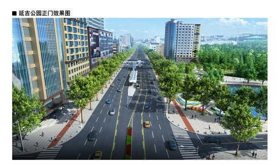 详解延吉市快速公交brt系统项目